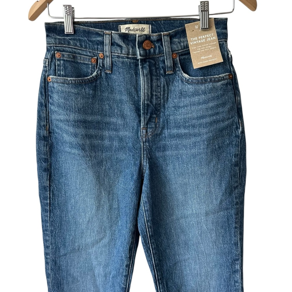 Madewell The Perfect Vintage Jean NWT With Magic Pockets 25 - Picture 13 of 16